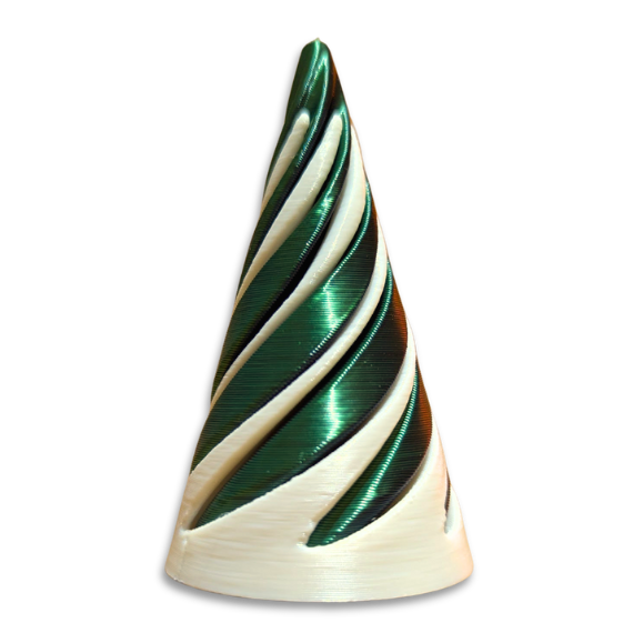 Christmas Tree Spiral Cone - Gorgeous Green